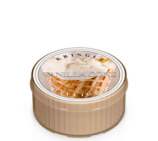 Kringle Daylight Vanilla Cone von Kringle Candle kaufen | Duft: Vanille, Karamell, Waffeln, süß | Brenndauer: 12 Stunden