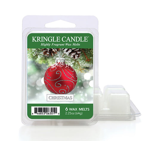 Kringle Wax Melts 6 pcs Christmas von Kringle Candle kaufen | Duft: Tannig, würzig, holzig, festlich, verführerisch | Mehrmals schmelzbar