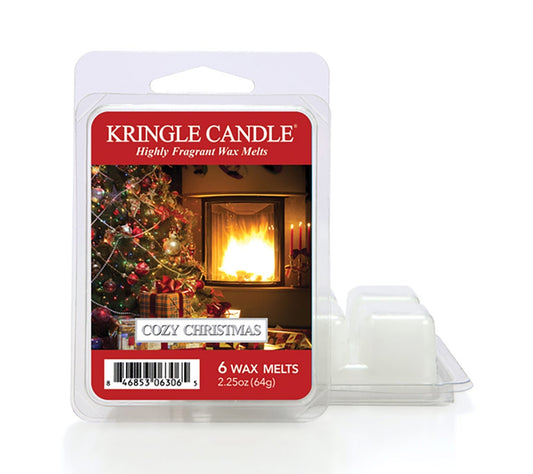 Kringle Wax Melts 6 pcs Cozy Christmas von Kringle Candle kaufen | Duft: Würzig, holzig, warm, zitrus, lieblich | Mehrmals schmelzbar