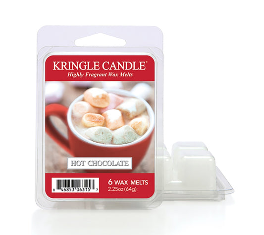 Kringle Wax Melts 6 pcs Hot Chocolate von Kringle Candle kaufen | Duft: Süß, cremig, schokoladig, warm, lecker | Mehrmals schmelzbar