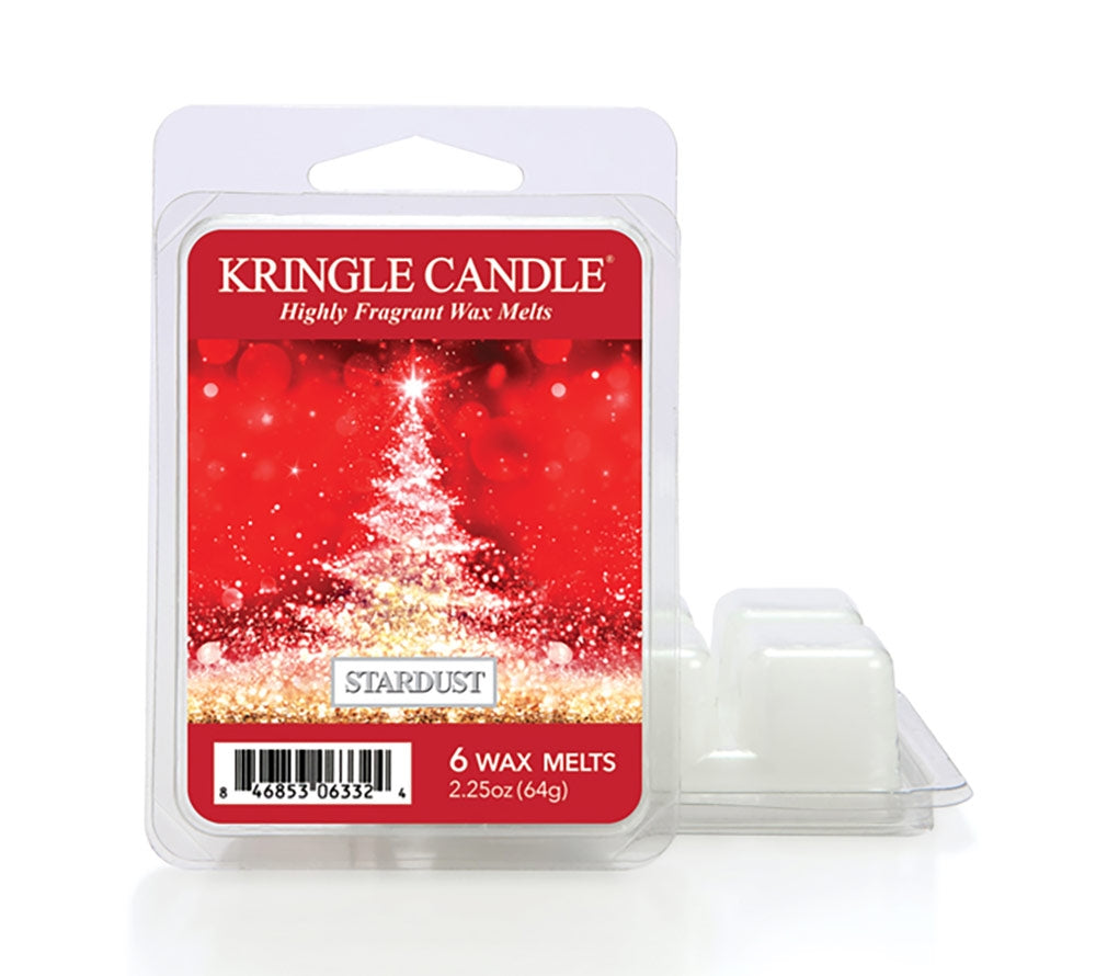 Kringle Wax Melts 6 pcs Stardust von Kringle Candle kaufen | Duft: Zitrone, Muskat, Orchidee, Jasmin | Mehrmals schmelzbar 