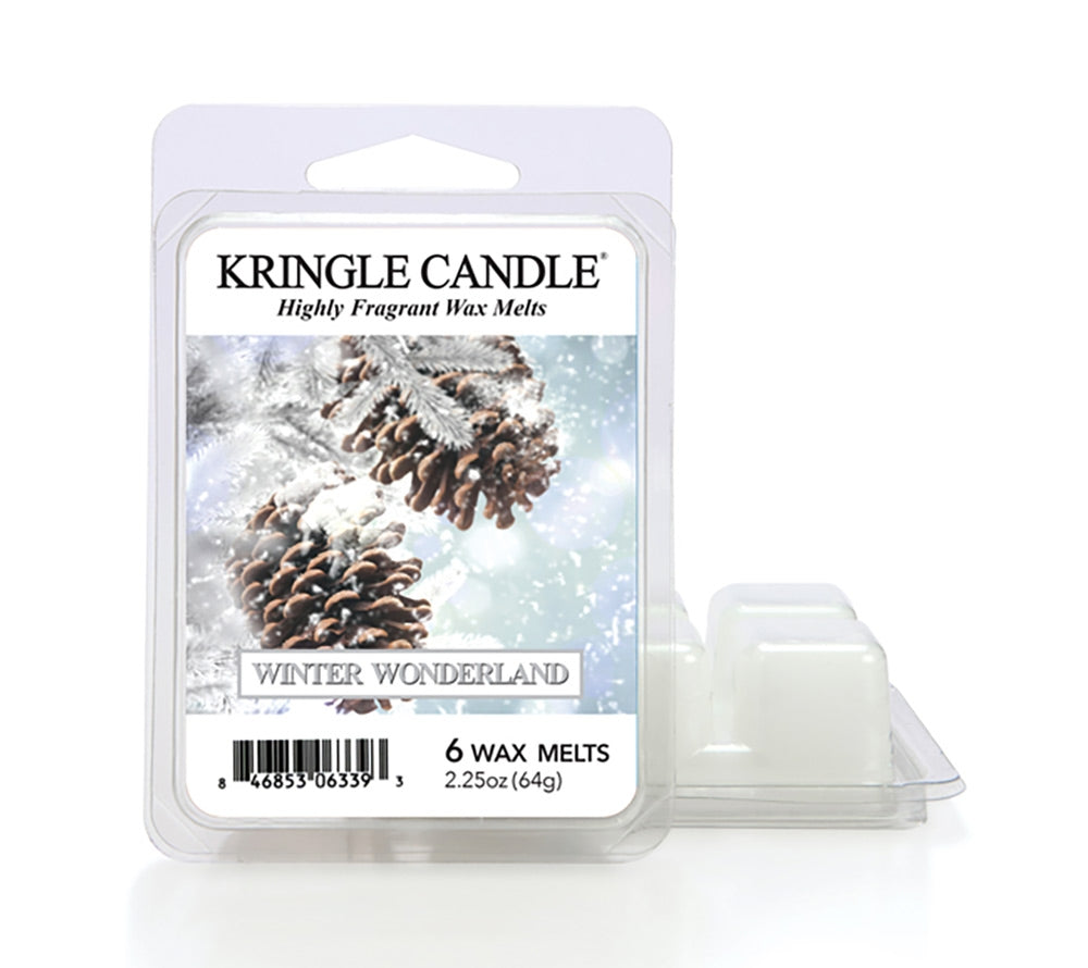 Kringle Wax Melts 6 pcs Winter Wonderland von Kringle Candle kaufen | Duft: Frisch, frostig, beerig, balsamisch, zauberhaft | Mehrmals schmelzbar