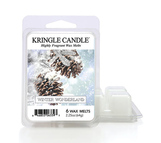 Kringle Wax Melts 6 pcs Winter Wonderland von Kringle Candle kaufen | Duft: Frisch, frostig, beerig, balsamisch, zauberhaft | Mehrmals schmelzbar