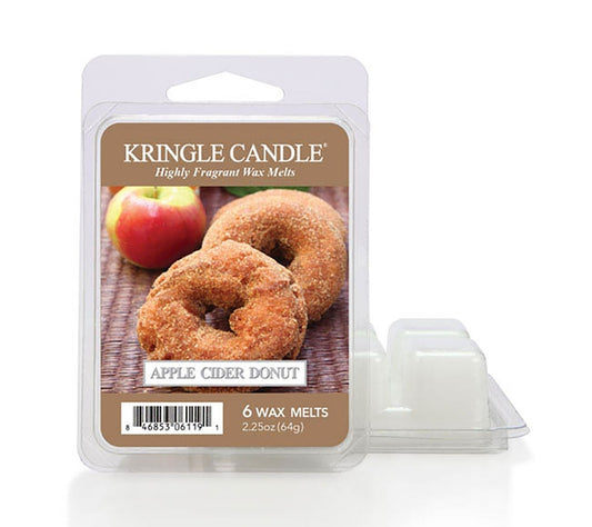 Kringle Wax Melts 6 pcs Apple Cider Donut von Kringle Candle kaufen | Duft: Fruchtig, würzig, verlockend, warm, köstlich | Mehrmals schmelzbar