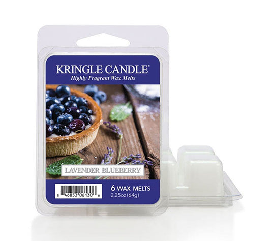 Kringle Wax Melts 6 pcs Lavender Blueberry von Kringle Candle kaufen | Duft: fruchtig, blumig, lieblich, süß, harmonisch | Mehrmals schmelzbar 