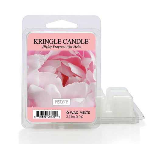 Kringle Wax Melts 6 pcs Peony von Kringle Candle kaufen | Duft: blumig, süß, frisch, intensiv, harmonisch | Mehrmals schmelzbar 