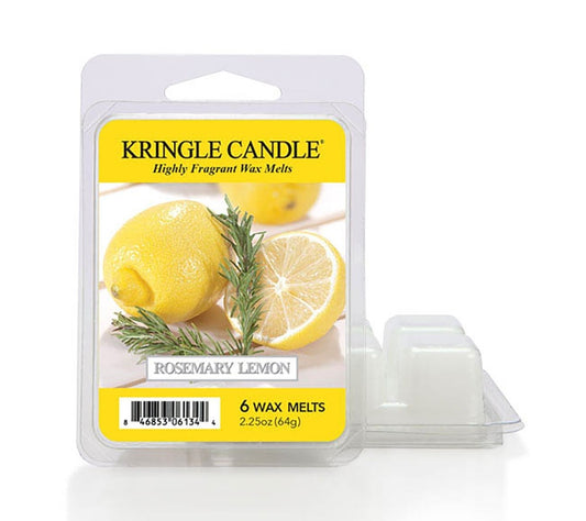 Kringle Wax Melts 6 pcs Rosemary Lemon von Kringle Candle kaufen | Duft: erfrischend, aromatisch, belebend, naturnah | Mehrmals schmelzbar 