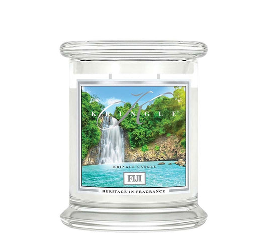 Kringle Jar Medium Fiji von Kringle Candle kaufen | Duft: Wasserorchidee, grüne Kokosnüsse, Vanille | Brenndauer: 75 Stunden 