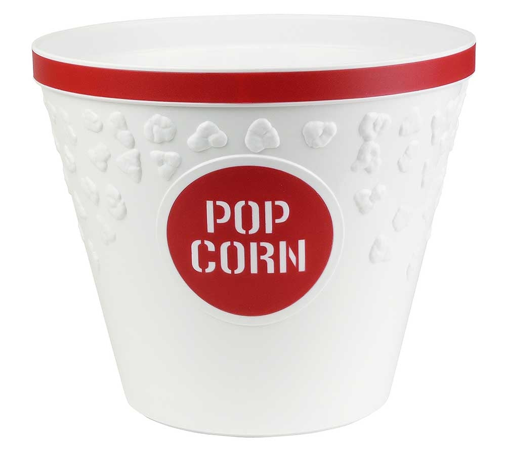 Popcorn Bucket Red von Hutzler Mfg. Co. kaufen | Popcorneimer Rot | Ideal für Popcorn, Chips und mehr