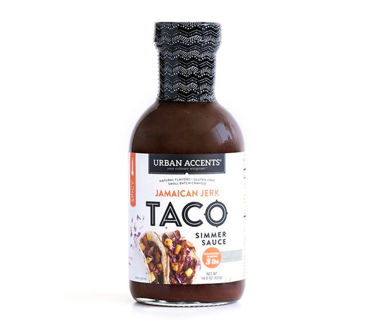 Jamaican Jerk Taco Simmer Sauce von Stonewall Kitchen kaufen | Tropisch, würzig, fruchtig | Ideal zu Hähnchen, Schwein, Shrimps