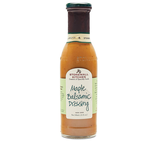 Maple Balsamic Dressing von Stonewall Kitchen kaufen | Süßer Ahornsirup und spritziger Balsamico-Essig | Auch zum Marinieren von Fleisch geeignet