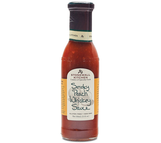 Smoky Peach Whiskey Sauce von Stonewall Kitchen kaufen | Rauchig-süß, leicht Pikant | Ideal zu Hähnchen oder Schweinemedaillons