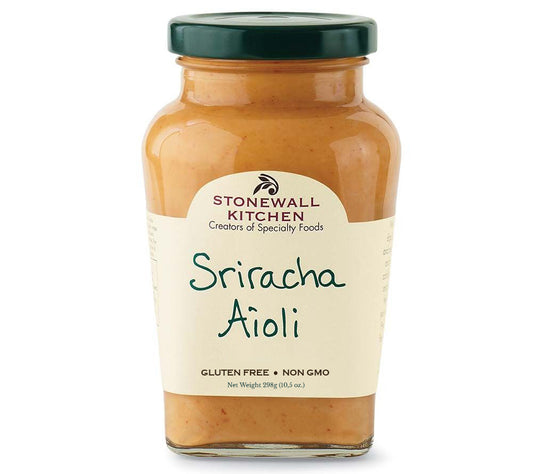 Sriracha Aioli von Stonewall Kitchen kaufen | Cremig-scharf mit Paprika und Habaneroöl | Ideal für Burger, Sandwiches oder als Dip