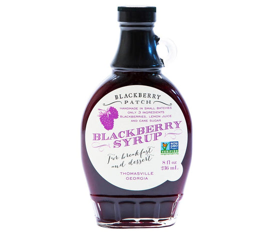 Blackberry Syrup von Blackberry Patch kaufen | Fruchtig, süß, Intensiv | Ideal zu Süßspeisen und Desserts