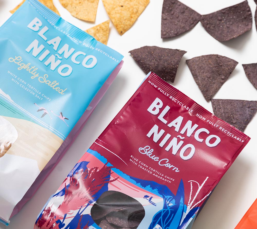 Blanco Niño Blue Corn Tortilla Chips kaufen | 100 % vegan & glutenfrei | Authentischer Geschmack durch traditionelle Nixtamalisierung  EU-weiter Versand