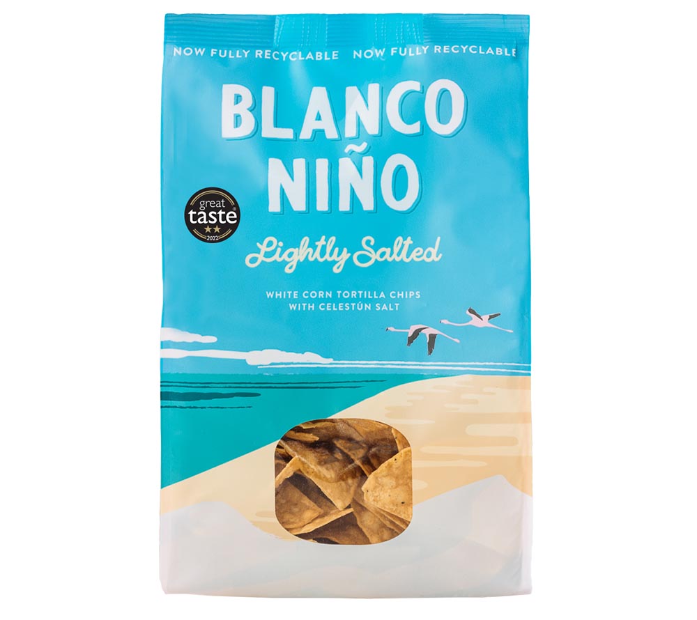 Blanco Niño Lightly Salted Tortilla Chips kaufen | 100 % vegan & glutenfrei | Authentischer Geschmack durch traditionelle Nixtamalisierung  EU-weiter Versand