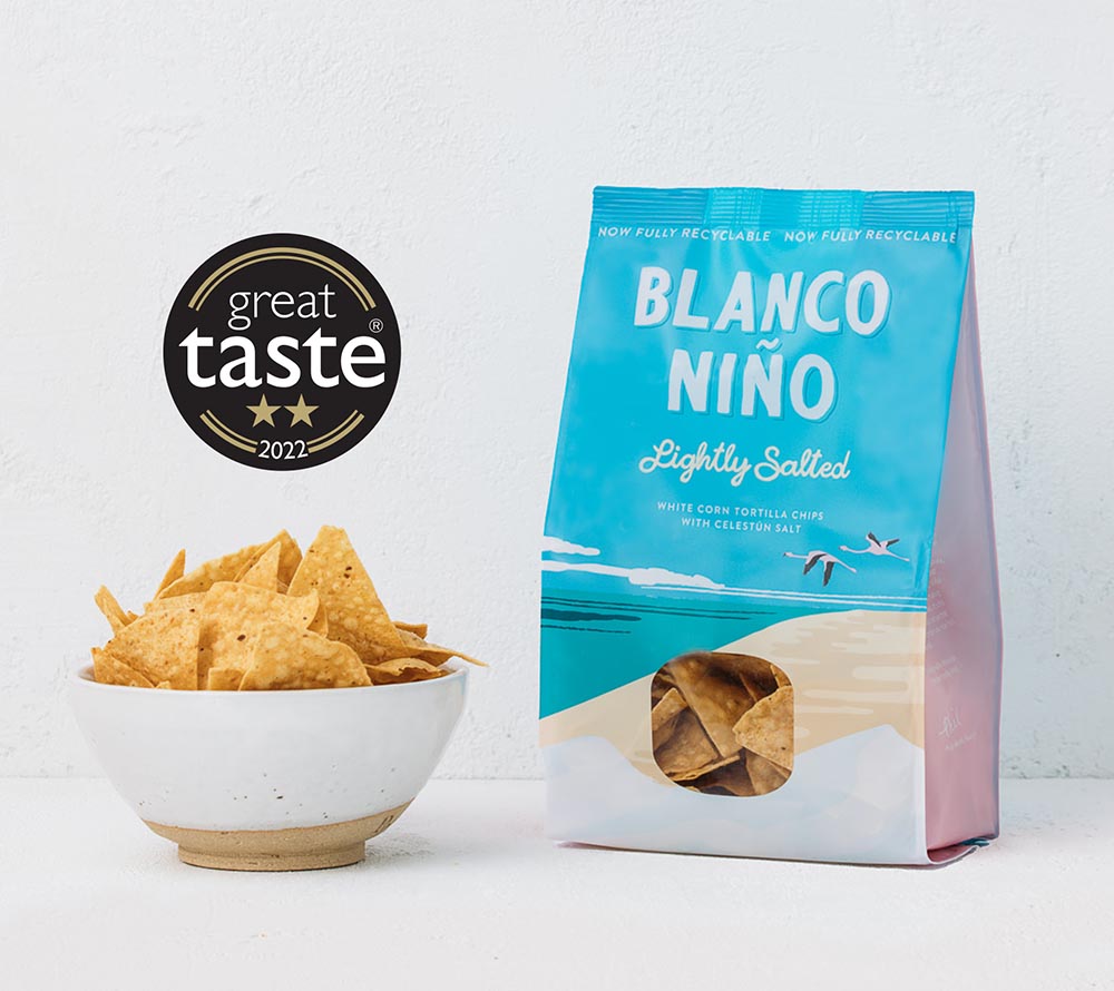 Blanco Niño Lightly Salted Tortilla Chips kaufen | 100 % vegan & glutenfrei | Authentischer Geschmack durch traditionelle Nixtamalisierung  EU-weiter Versand