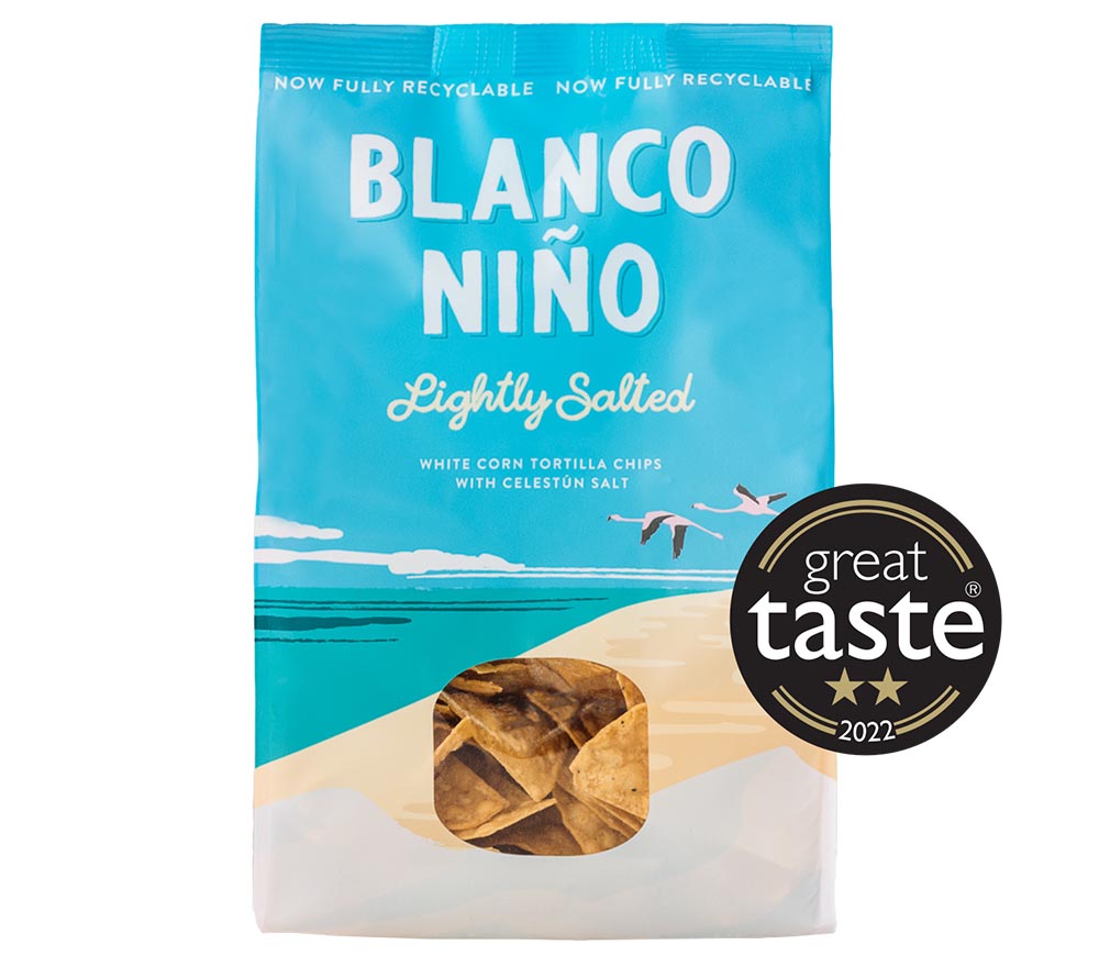 Blanco Niño Lightly Salted Tortilla Chips kaufen | 100 % vegan & glutenfrei | Authentischer Geschmack durch traditionelle Nixtamalisierung  EU-weiter Versand