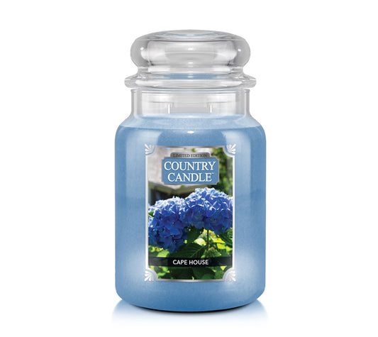 Country Jar Large Cape House von Kringle Candle kaufen | Duft: Blühende Blumen, frisch, blumig, Frühlingsduft | Brenndauer: 100-150 Stunden | EU-weiter Versand