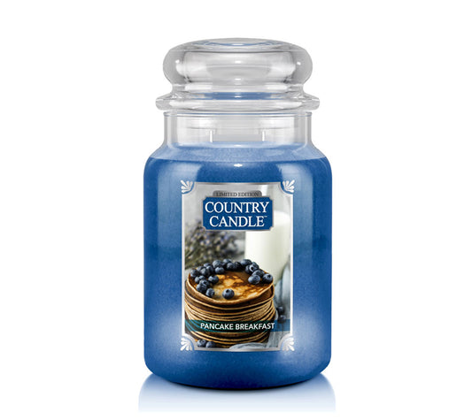 Country Jar Large Pancake Breakfast von Kringle Candle kaufen | Duft: Karamell, Vanille, Ahornsirup, süß | Brenndauer: 100-150 Stunden | EU-weiter Versand