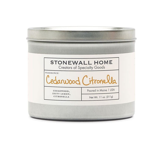 Stonewall Outdoor Candle Cedarwood Citronella