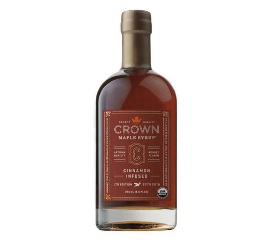 Cinnamon Infused 8.5 Fl. Oz. von Crown Maple LLC kaufen | Süßer Ahorngeschmack mit Zimtnote | Perfekt für Pancakes oder Frenchtoast 