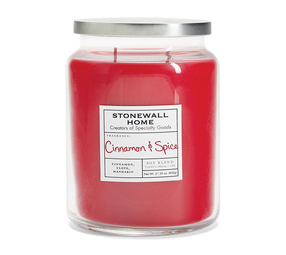 Stonewall Jar Large Cinnamon & Spice