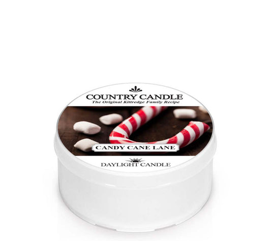 Country Daylight Candy Cane Lane von Country Candle kaufen | Duft: Frisch, süß, schokoladig, pfefferminzig | Brenndauer: 12 Stunden 