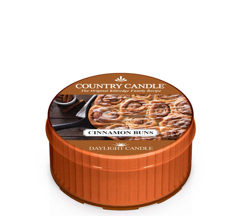 Country Daylight Cinnamon Buns von Country Candle kaufen | Duft: Gemütlicher Zimtduft, süß und würzig | Brenndauer: 12 Stunden