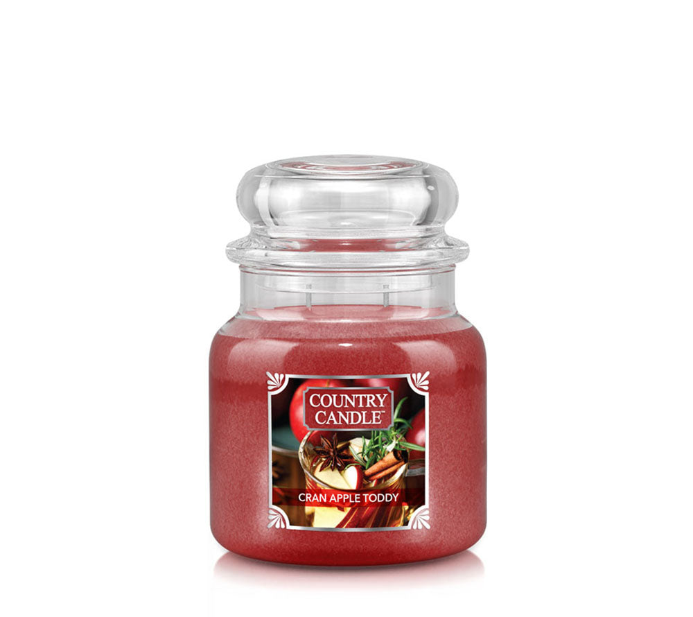 Cran Apple Toddy von Country Candle | Mit fruchtig-warmen Noten inspiriert von Apfel-Cranberry-Toddy | erinnert an gemütliche Kaminabende