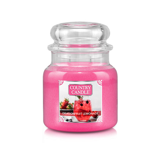 Country Jar Medium Dragonfruit Lemonade von Country Candle kaufen | Duft: Tropisch, fruchtig, erfrischend, süß | Brenndauer: 65-90 Stunden