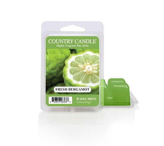 Country Candle Wax Melts Fresh Bergamot kaufen | Klarheit und Frische in perfekter Balance | perfekt für Kunden, die Frische mit Stil suchen