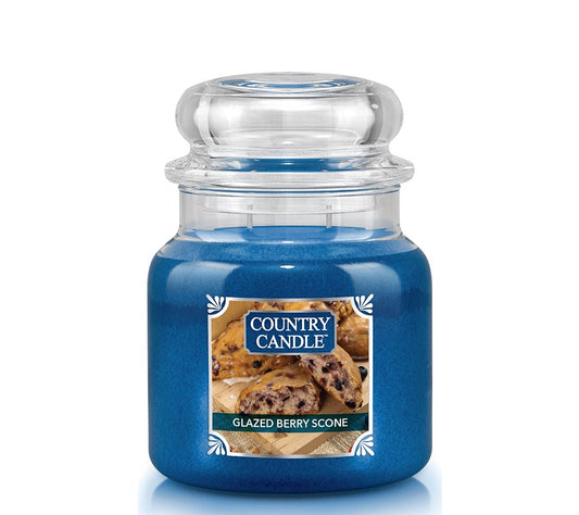 Glazed Berry Scone Duftkerze von Country Candle | Herbstlicher Gebäck-Duft | Steigert das Einkaufserlebnis | Beliebter Geschenkartikel