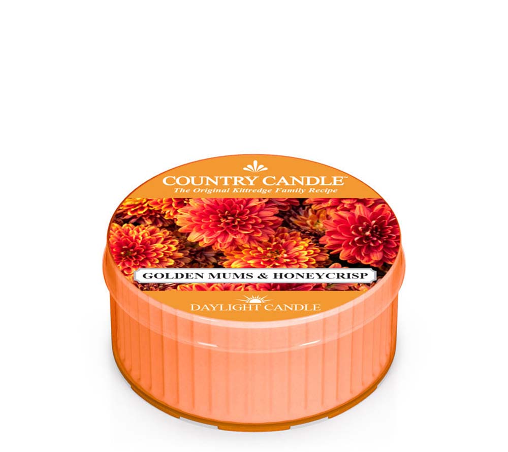 Country Daylight Golden Mums & Honeycrisp von Country Candle kaufen | Duft: Zimt, süße Äpfel, sonnige Blumigkeit | Brenndauer: 12 Stunden