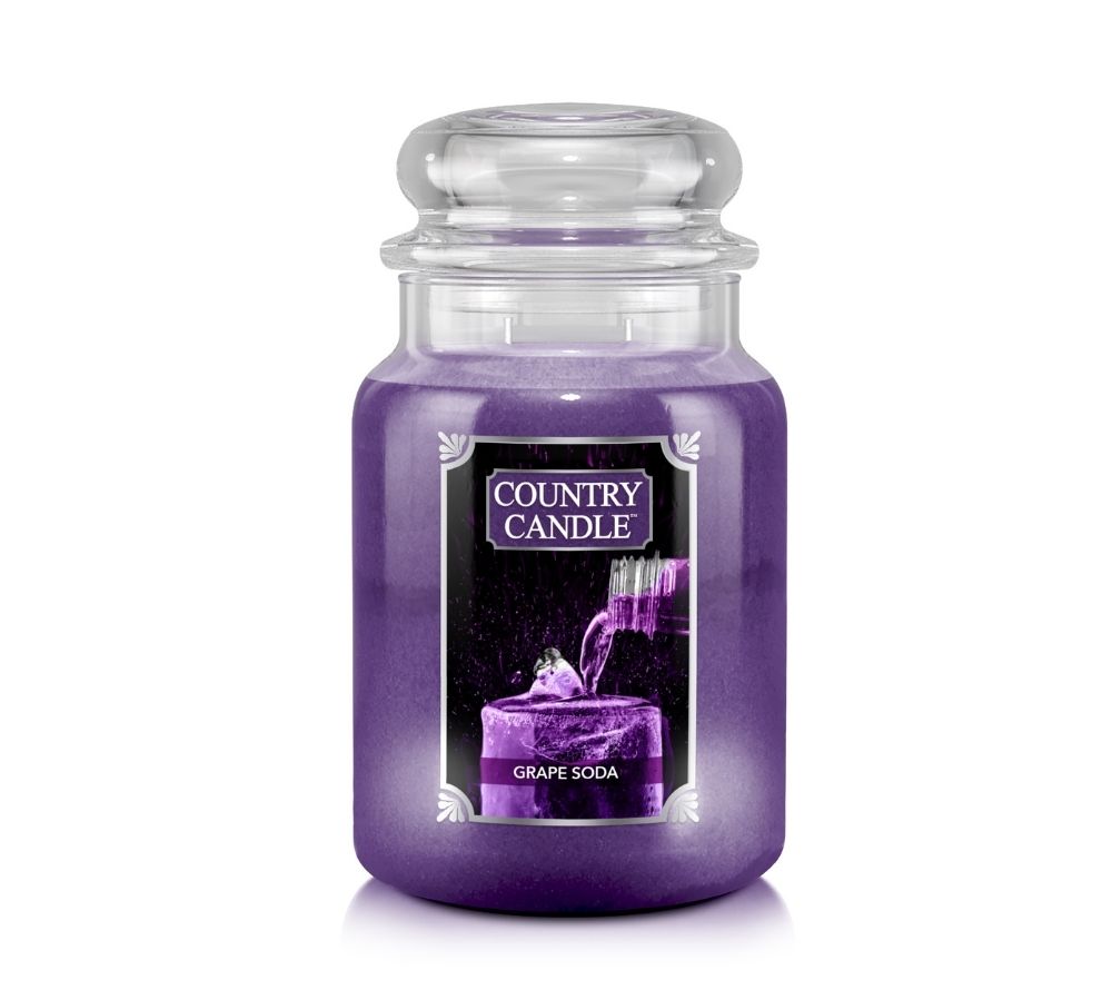 Country Candle Jar Large Grape Soda kaufen |   frisch, süß, ansprechend| warmer, softer Ausklang | Duft-Erlebnis voller Unbeschwertheit