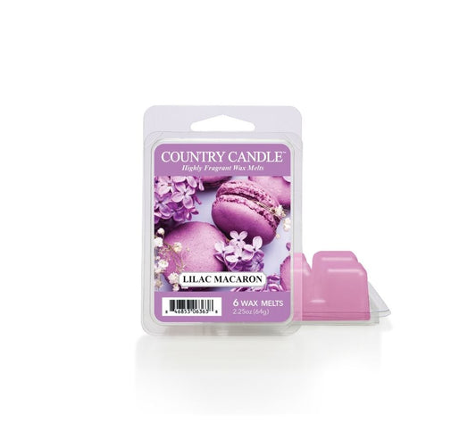 Country Candle Wax Melts Lilac Macaron kaufen | Floral- und Gourmandnoten | Ideal für Frühling, Muttertag & Geschenkaktionen
