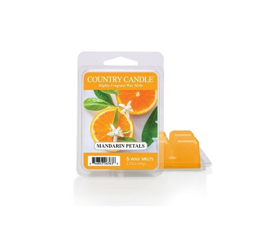 Country Candle Wax Melts Mandarin Petals kaufen | fruchtige Leichtigkeit und floraler Akzent | für Frühjahrs- und Sommerkollektionen