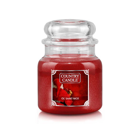 Country Jar Medium Ol' Saint Nick von Country Candle kaufen | Duft: Maskulin, winterlich, holzig, warm | Brenndauer: 65-90 Stunden 