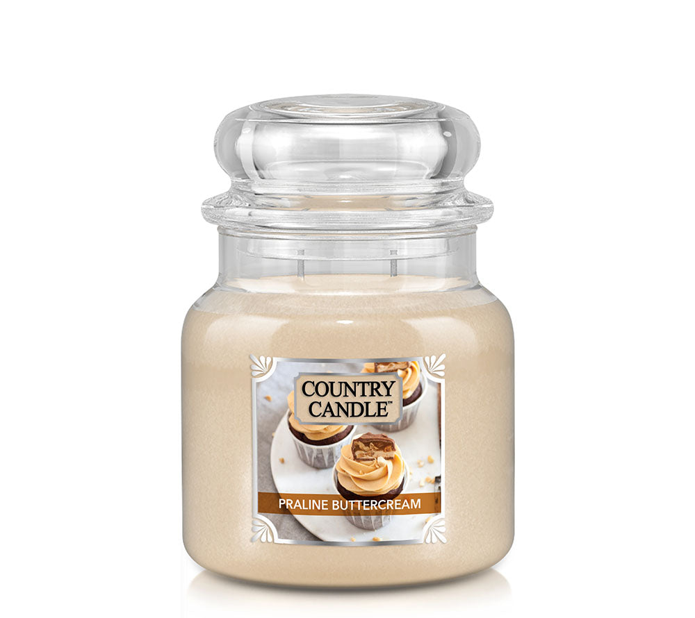 Praline Buttercream Duftkerze von Country Candle | Perfekter Herbstduft für Ihr Sortiment | Ideal für die Herbstsaison | als Geschenkidee