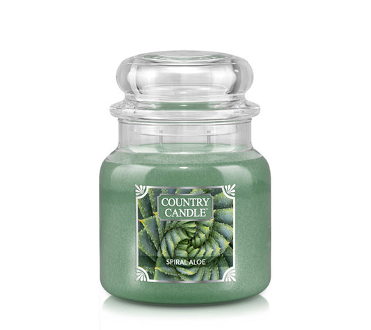 Country Jar Medium Spiral Aloe von Country Candle kaufen | Duft: Frisch, warm, belebend, facettenreich | Brenndauer: 65-90 Stunden