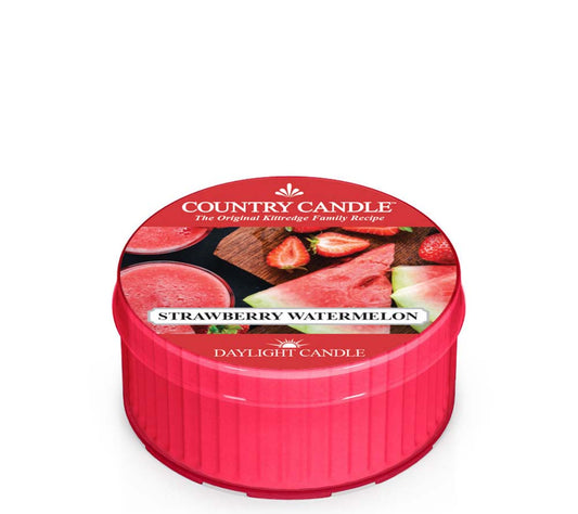 Country Daylight Strawberry Watermelon von Country Candle kaufen | Duft: Erdbeeren, Wassermelone, Pfirsich, Mango | Brenndauer: 12 Stunden 