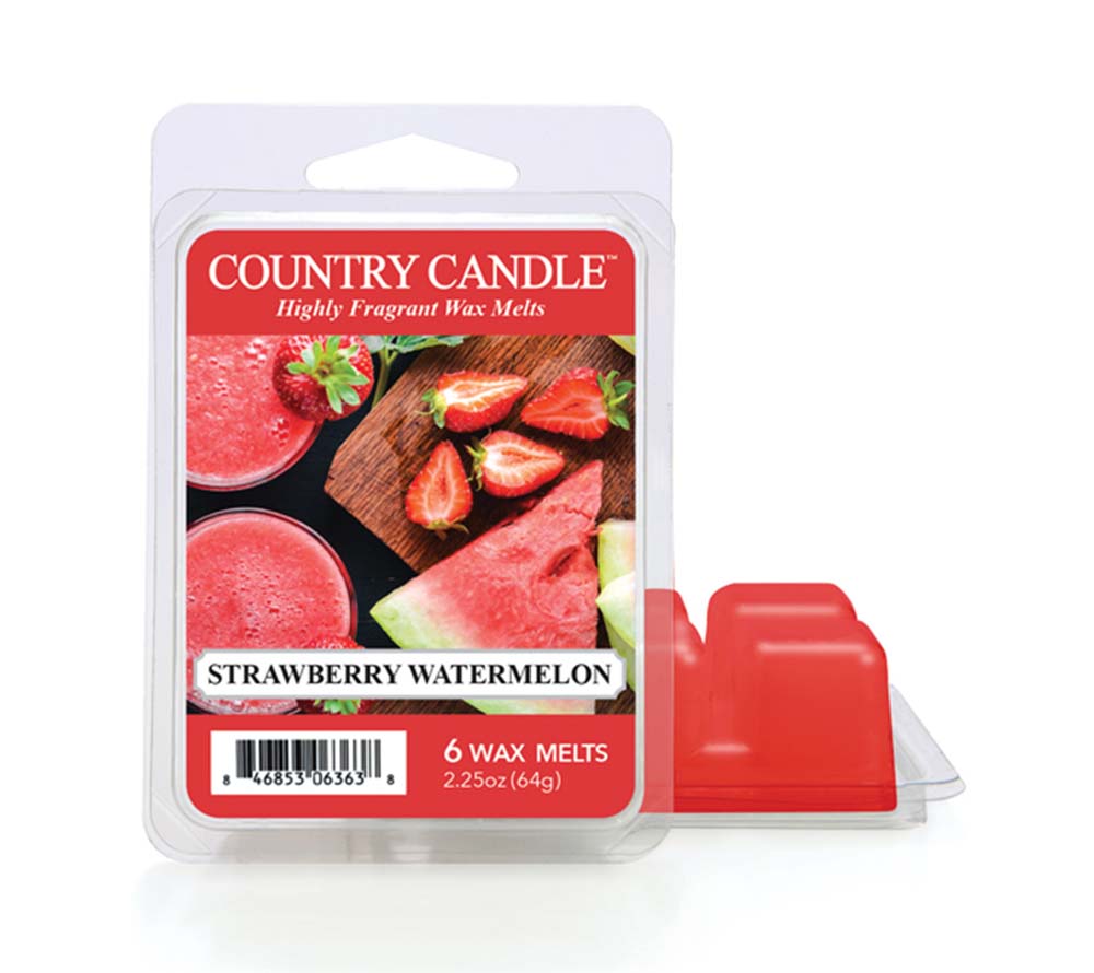 Country Wax Melts 6 pcs Strawberry Watermelon