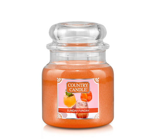 Country Jar Medium Sunday Funday von Country Candle kaufen | Duft: Fruchtig, beerig, floral, erfrischend | Brenndauer: 100-150 Stunden 