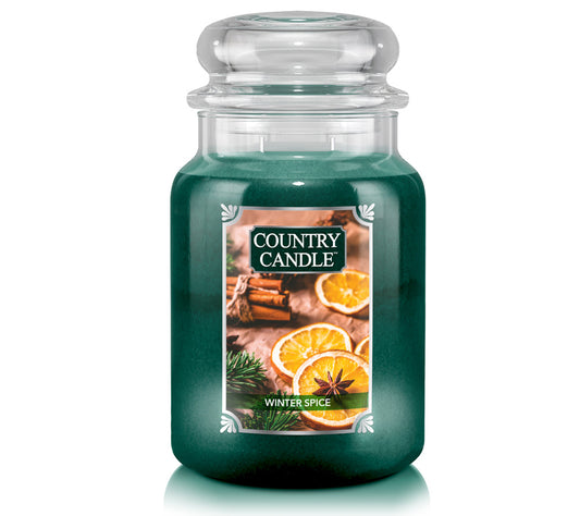 Winter Spice von Country Candle | Festliche Eleganz für Ihre Kunden | winterliche Gewürze mit spritzigen Zitrusnoten 