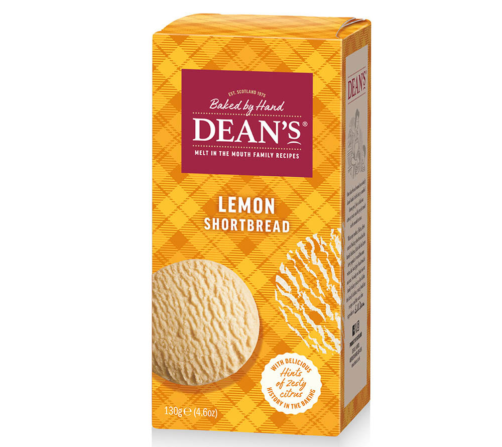 Lemon Shortbread Rounds von Dean's | Premiumqualität für Feinkostliebhaber | Frisches Geschmackserlebnis | Highlight für jede Gelegenheit