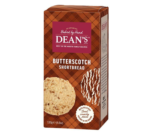 Butterscotch Shortbread Rounds von Deans kaufen | purer Genuss aus Schottland mit Karamell-Note | Ideales Geschenk