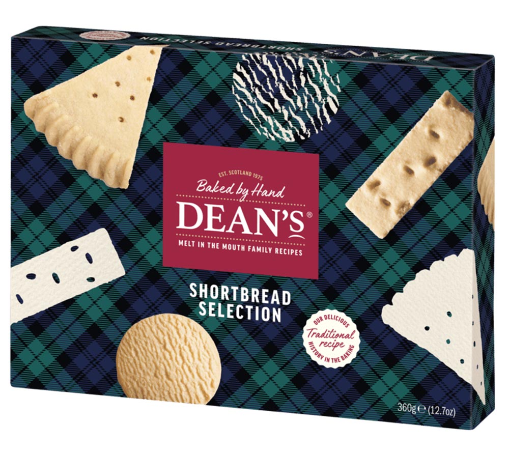 Shortbread Assortment von Dean's kaufen | Traditionelles, schottische Shortbread mit seinem zarten Geschmack | Perfekt für Teeliebhaber und Genießer | EU-weiter Versand