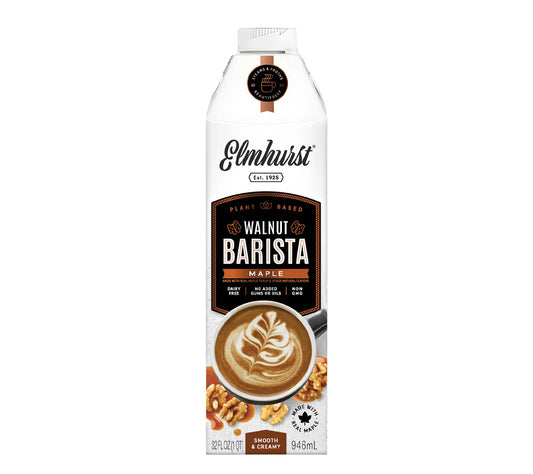 Maple Walnut Barista Edition von Elmhurst | Walnussdrink mit Ahornsirup verfeinert | Perfekt für Ihr Sortiment und Barista-Fans