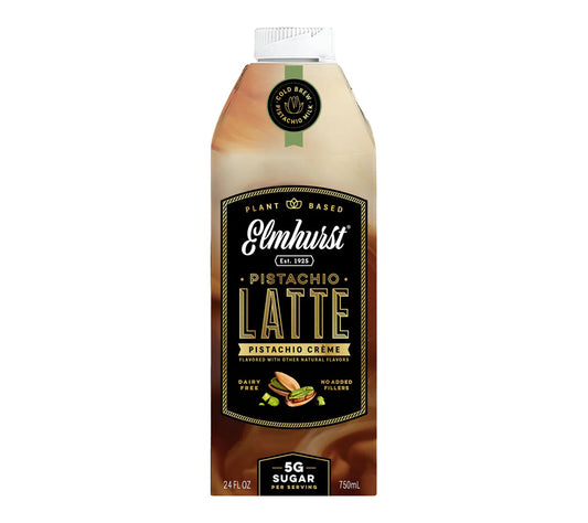 Pistachio Crème Latte von Elmhurst kaufen | außergewöhnliches Kaffeeerlebnis für Ihre Kunden | bringen Sie Ihr Sortiment auf ein neues Level | 100% pflanzlich