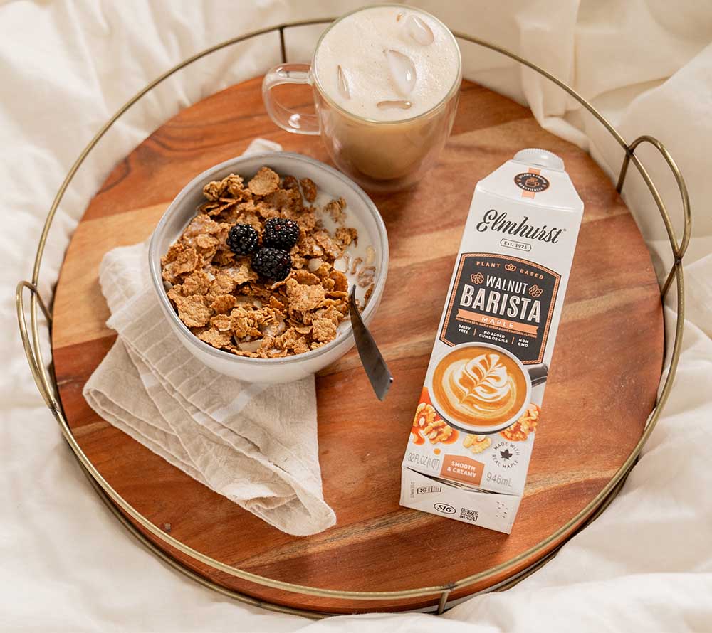 Maple Walnut Barista Edition von Elmhurst | Walnussdrink mit Ahornsirup verfeinert | Perfekt für Ihr Sortiment und Barista-Fans
